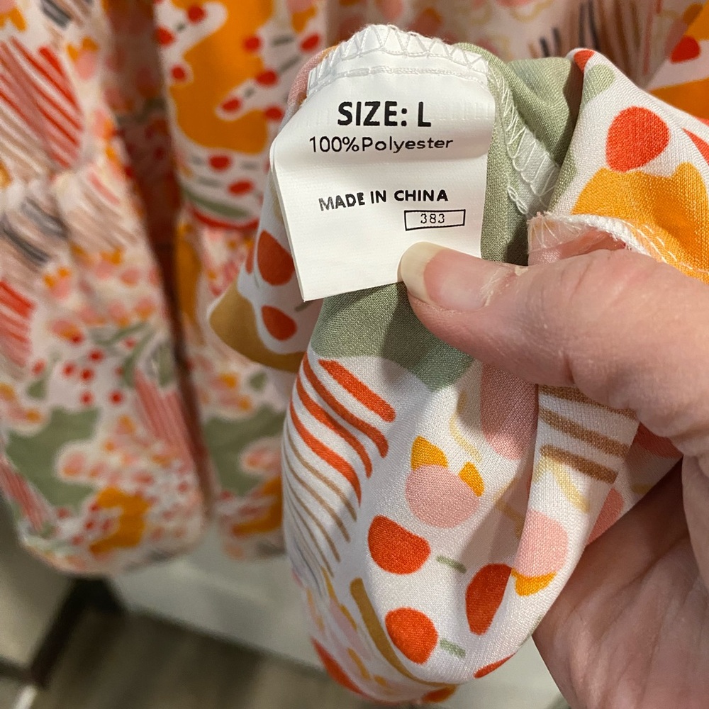 Colorful Patterned Kids Dress - Picture 2 of 3